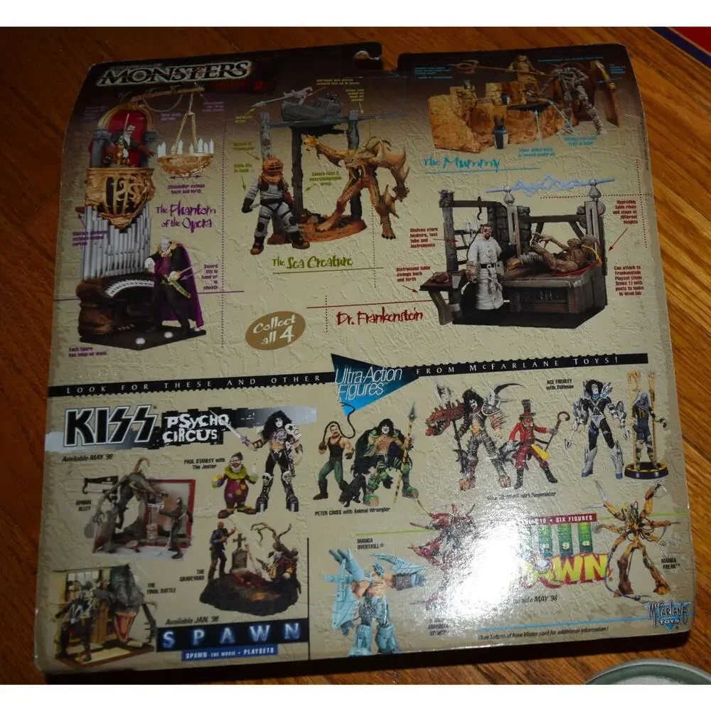 VTG 1998 McFarlane Monsters Series 2 Playsets Lot of 3 NEW SEALED Horror